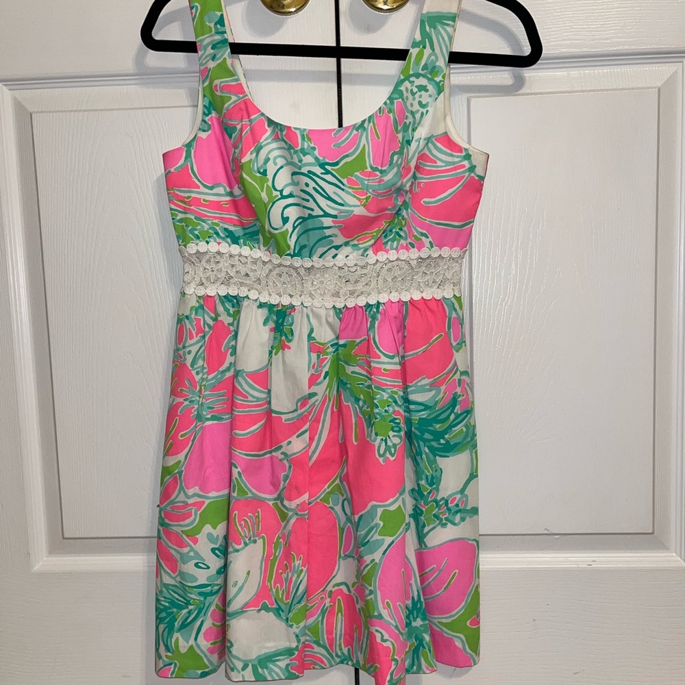 Women’s Lilly Pulitzer Rosemarie Empire Waist Dress